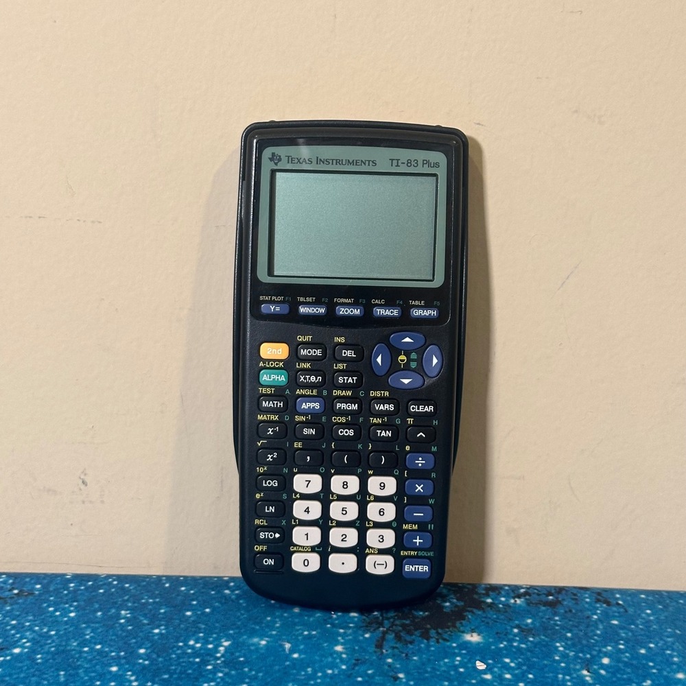 Texas Instruments TI-83 Plus Graphing Calculator Black Student Math Science